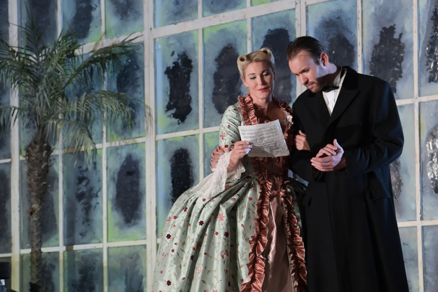 Hero Bild Jarrett Porter an der Seite von Maria Bengtsson in »Capriccio«. © Barbara Aumüller